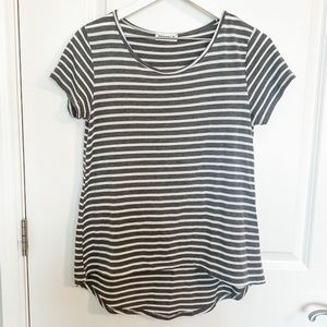 Hi-Low Stripped Tee